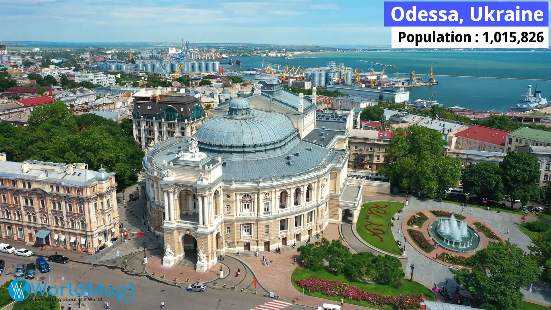 Odessa Ukrayna Havadan Görünümü